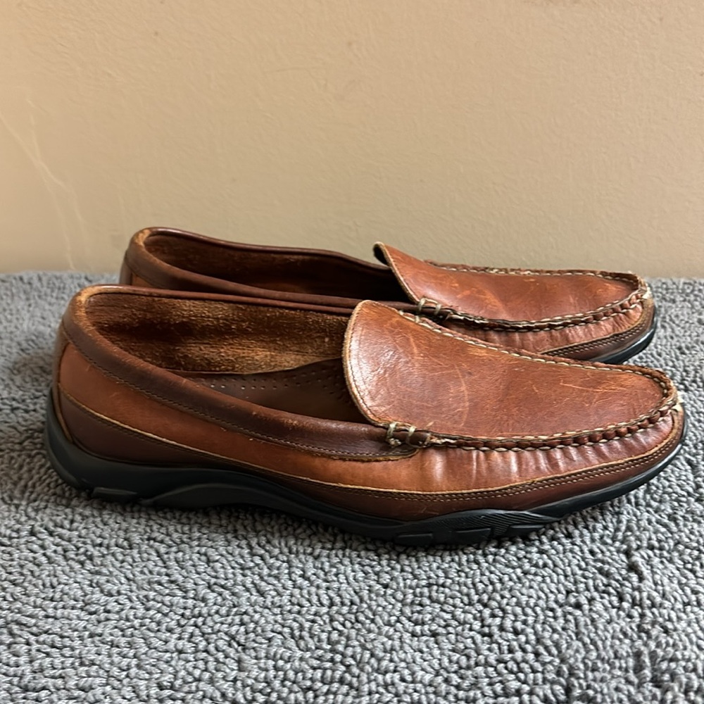 Allen Edmonds Men’s Classic Boulder Venetian Driving Moccasin Shoes Size 10.5 D